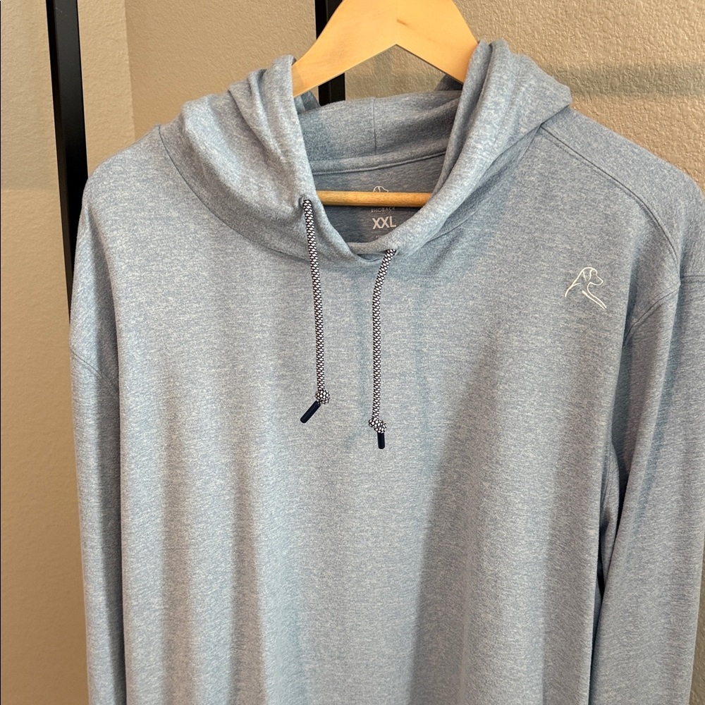 Rhoback Heathered Blue Men's Hoodie